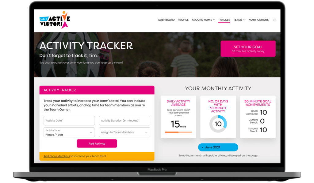 Tracking activity helps Jennifer stay motivated Get Active Victoria