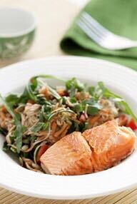 Salmon Soba Noodle Salad