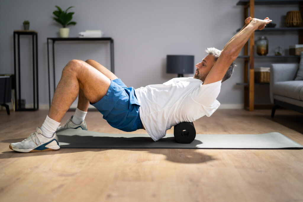 Foam Roller Healthy Back Workout Sport Training | Get Active Victoria